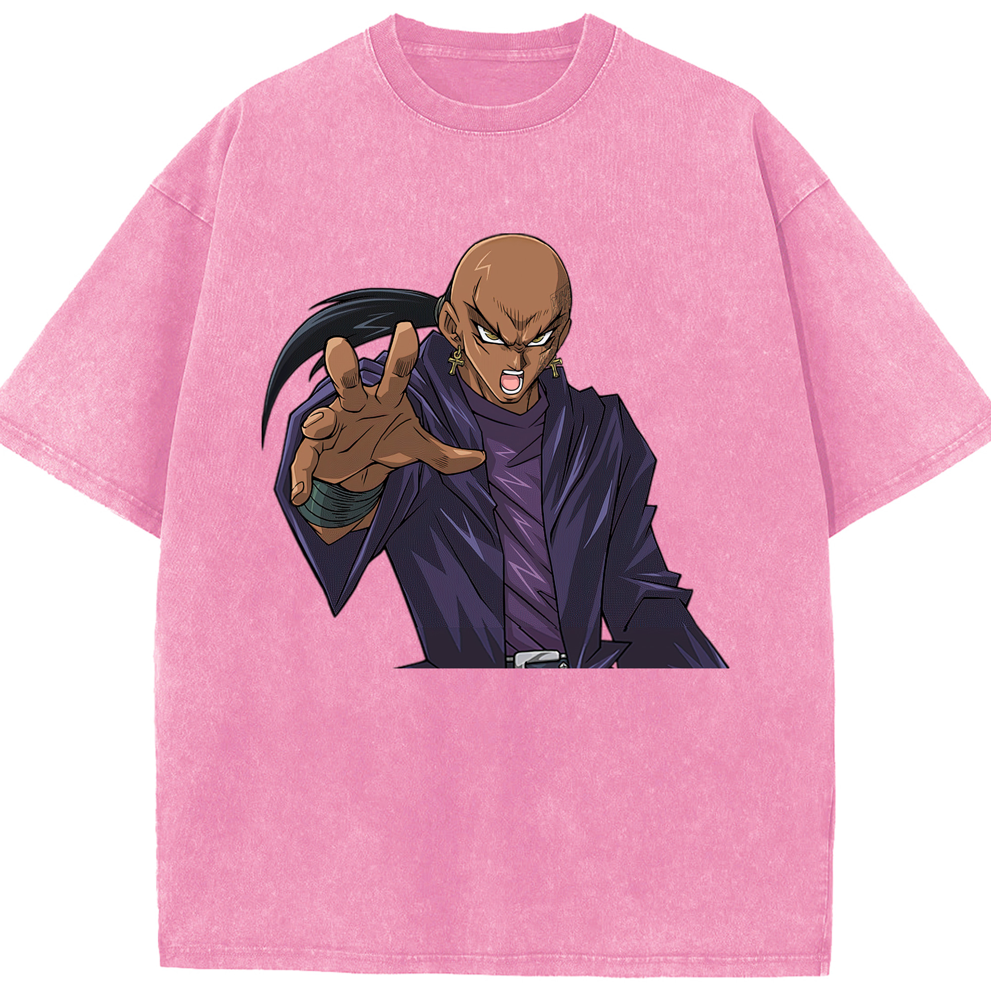 （画像用） 遊☆戯☆王 Yu-Gi-Oh! 綿100% ヴィンテージ風 半袖Tシャツ（フロントプリント）